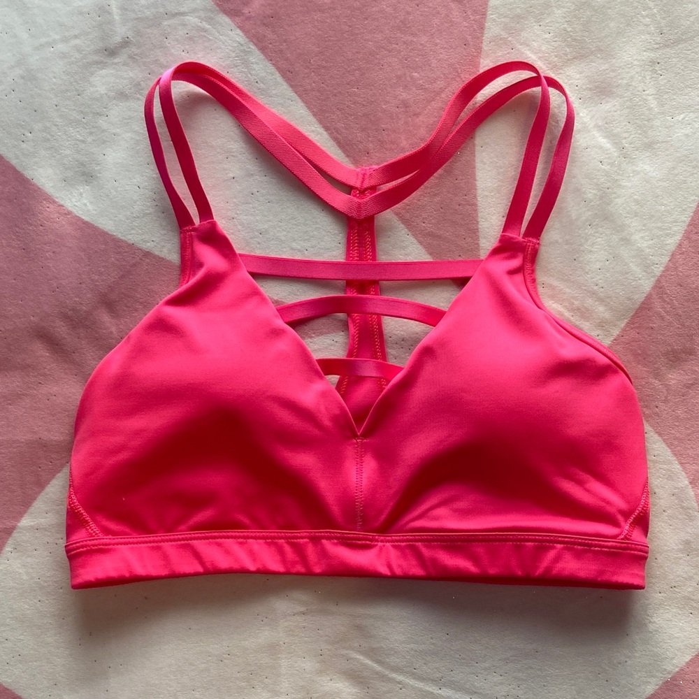 Victoria's Secret Hot Pink Sports Bra